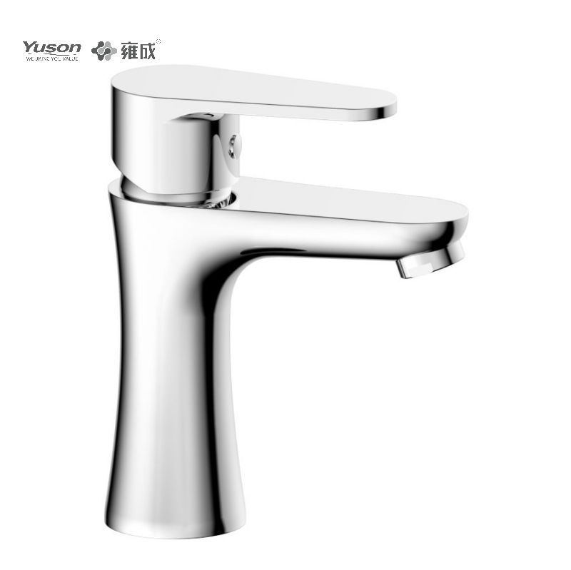3377-30 Brass Faucet una vecte ornata conscendit calidam & frigidam pelvim mixer